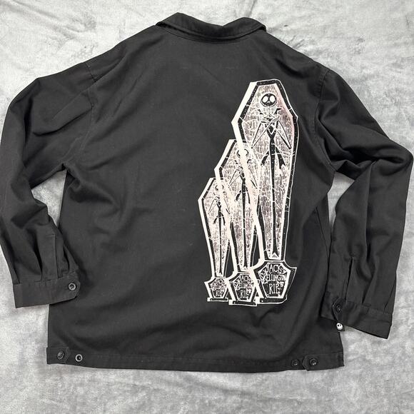 Vintage Hot Topic Y2K Nightmare Before Christmas Adults Full Zip Jacket Sz XL - Picture 2 of 13